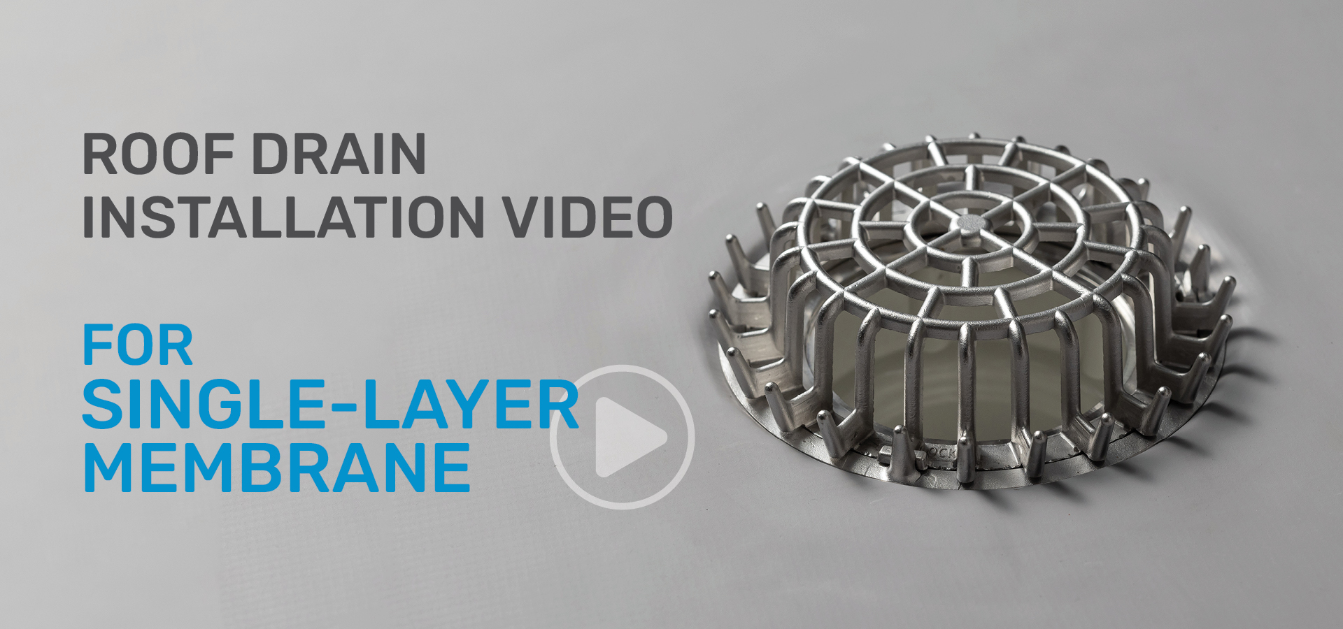 RD Installation Video for Single-Layer Membrane