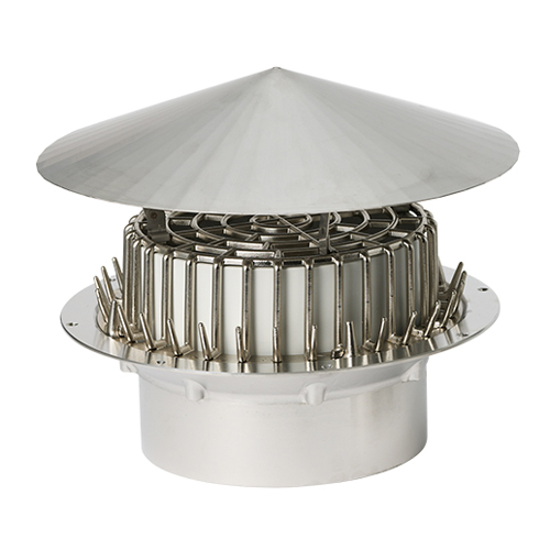 Roof Drain Overflow with Hat Stainless Steel 225mm